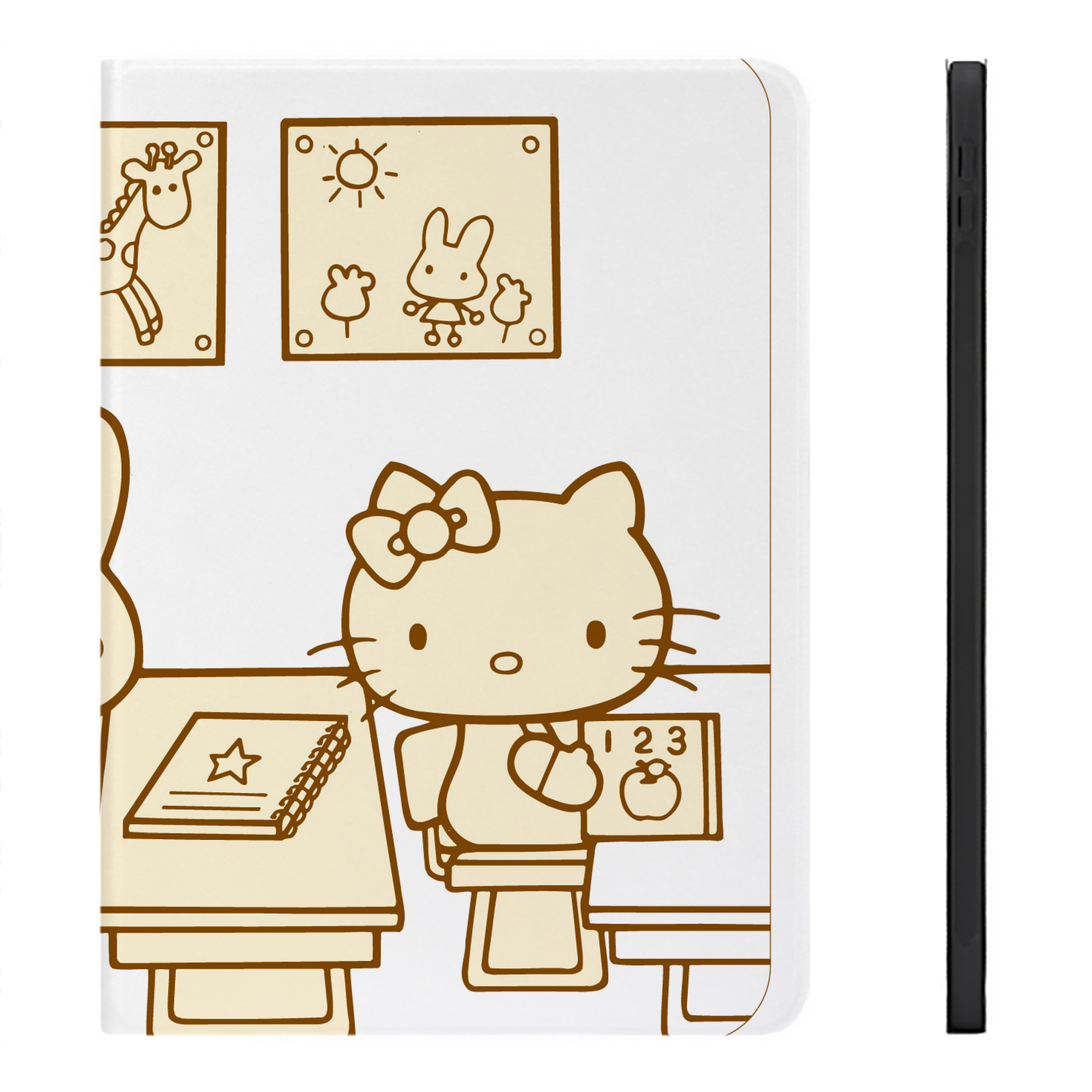 （画像用） Hello Kitty ハローキティ IPadケース ペンホルダー付き ブックスタイルデザイン
